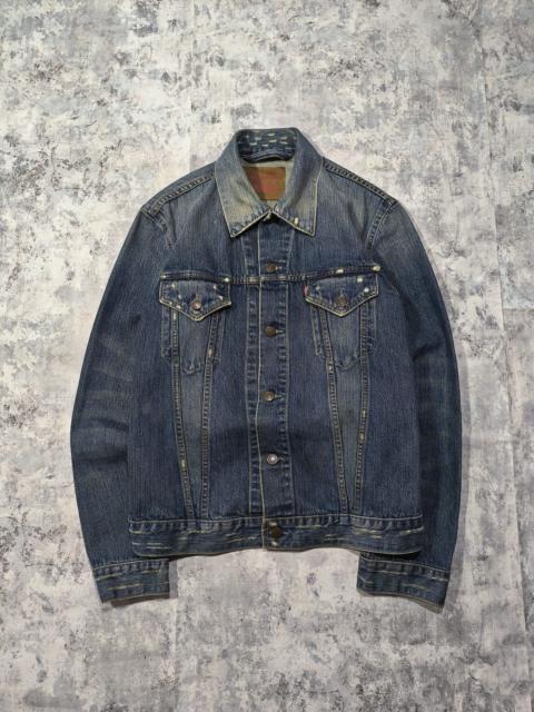 Levi's vintage distressed levis denim trucker jacket