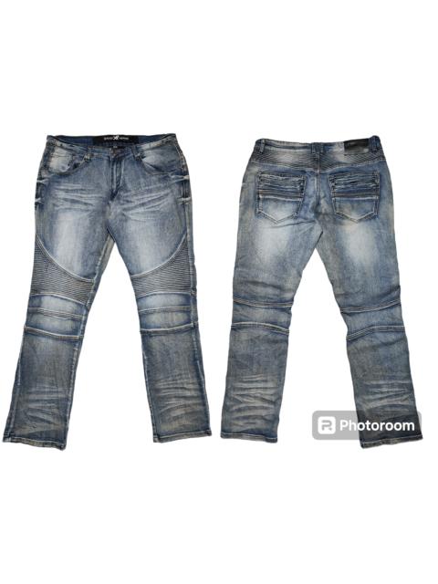 Other Designers Kapital × Xray Footwear - DOUBLE KNEE RIDE JEANS by X Ray