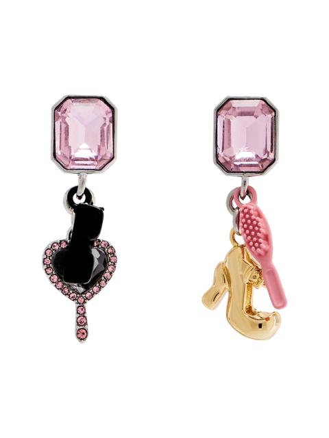 Marc Jacobs Marc Jacobs Dollhouse Charm Drop Earrings in Silver/Multi at Nordstrom