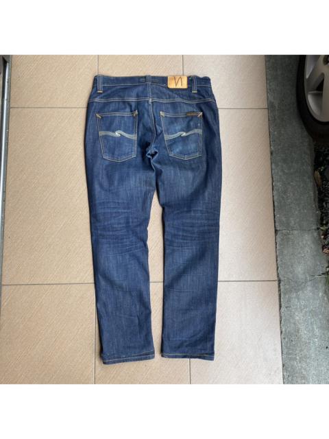 NUDIE THIN FINN DRY ECRU EMBO