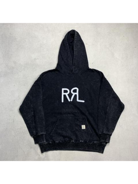 Other Designers RRL Ralph Lauren - RRL Double RL Hoodie Washed Black