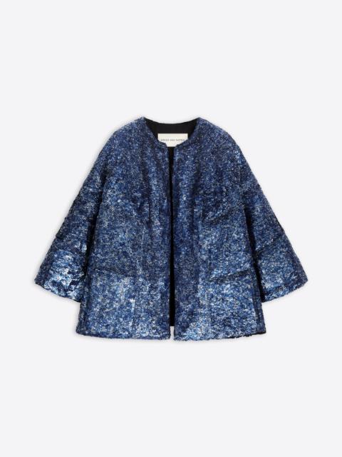 Dries Van Noten EMBELLISHED COCOON JACKET