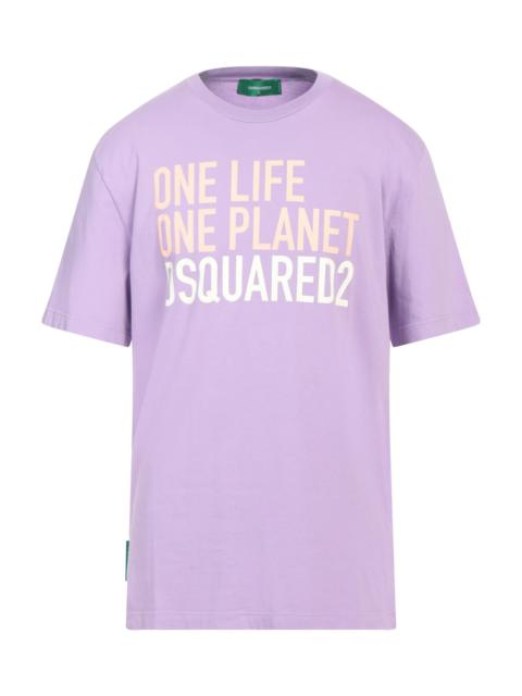 DSQUARED2 Pastel yellow Men's T-shirt