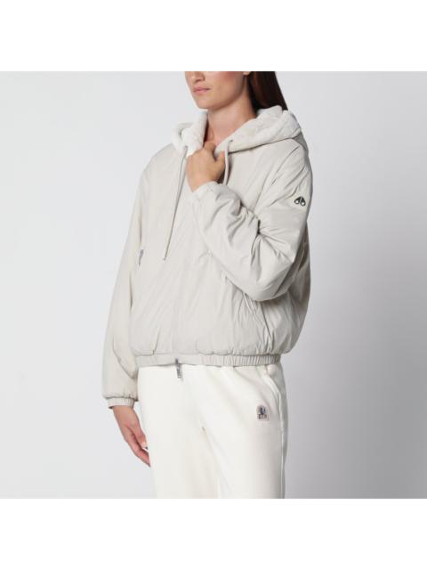 MOOSE KNUCKLES Moose Knuckles Eaton Bunny Reversible Jacket In Alabaster Women