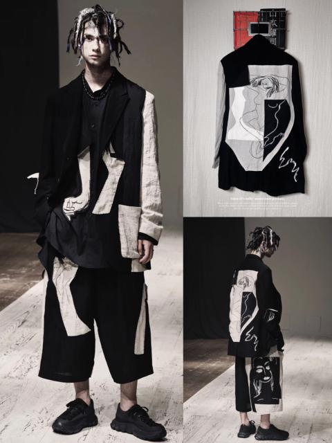 Yohji Yamamoto Yohji Yamamoto 22ss Asakura manuscript full back coat