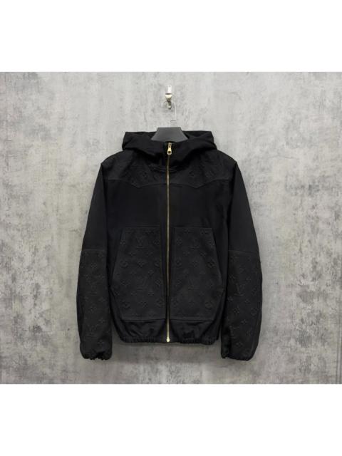 Louis Vuitton Louis Vuitton (LV) washed loggerhead logo jacket