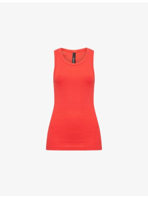entire studios Rib Sleveeless Stretch-Cotton Top