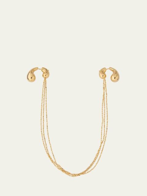 Bottega Veneta Mini Drop Chain Earrings