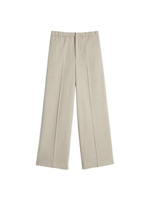 Jil Sander wool flannel trousers