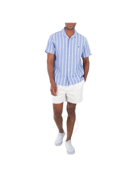 Other Designers Polo Ralph Lauren Men's White Mid-Rise Cotton Chino Shorts