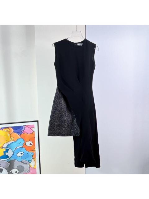 Dior Dior patchwork irregular sleeveless dress
