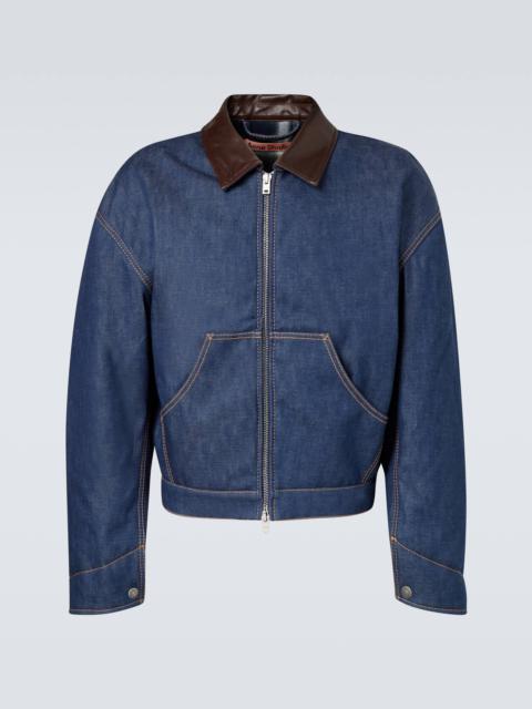 Acne Studios Cotton denim blouson jacket