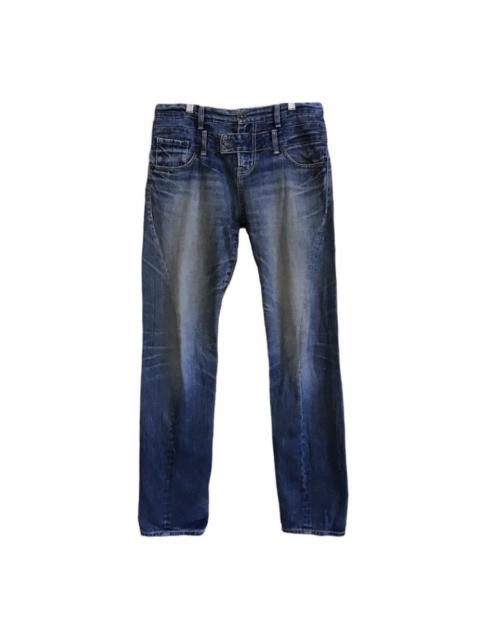 Other Designers If Six Was Nine - Japanese Brand Double Waist Twisted leg Buckle Belt Jeans