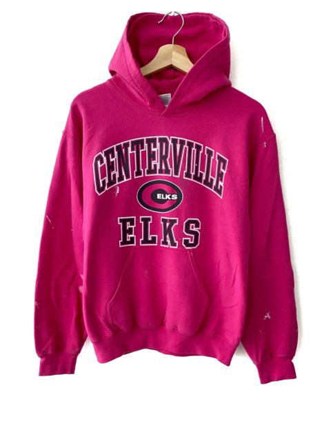 Other Designers Vintage - Vintage Centerville Elks Panted Distressed Pullover Hoodies