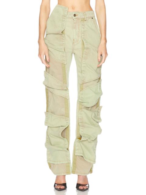 Y/Project Cowboy High Cuff Jeans | REVERSIBLE