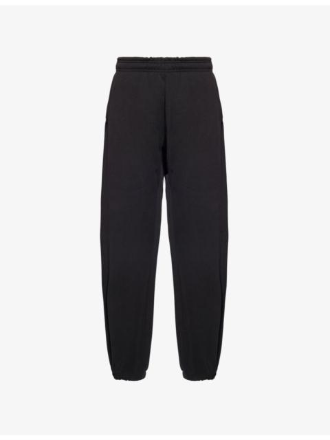 entire studios Two-Slip-Pockets Drawstring Straight-Leg Mid-Rise Cotton-Jersey Jogging Bottoms