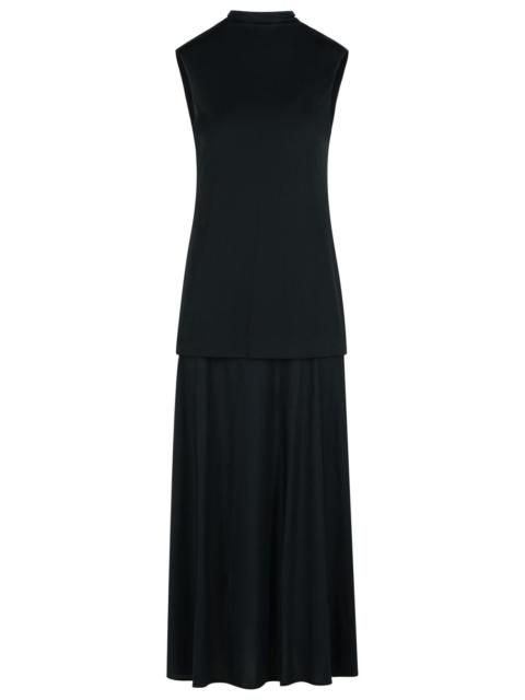 Jil Sander Jil Sander Black Viscose Blend Dress Women