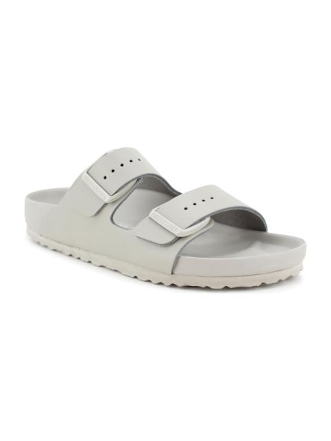 BIRKENSTOCK Grey Leather Arizona Bs Slippers