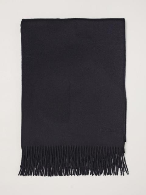 Max Mara Max Mara Women Baci Pure Cashmere Scarf Max Mara With Embroidered Logo And Fringes