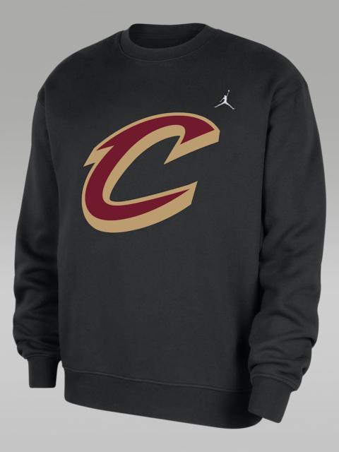 Jordan Cleveland Cavaliers Statement Essentials Men's Jordan NBA Fleece Crew-Neck Sweatshirt