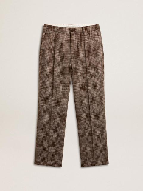 Men's soft houndstooth pants