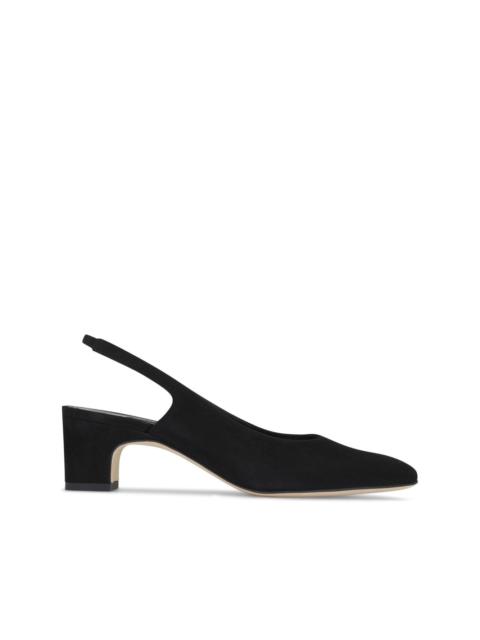 50mm leather pumps