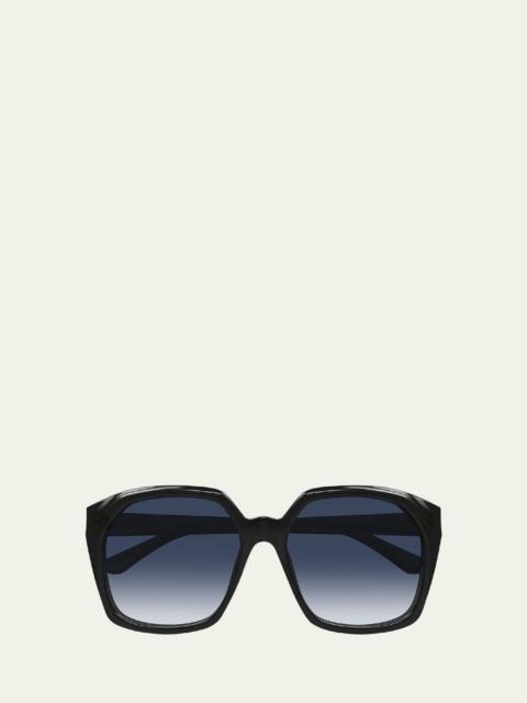 Acetate Round Sunglasses