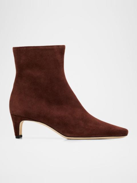 STAUD Wally Suede Ankle Boots