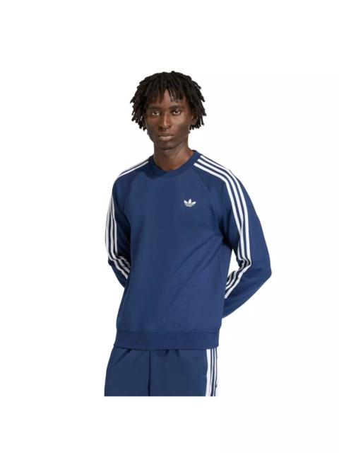 adidas Originals Men's 3-Stripes Crewneck Sweatshirt - Dark Blue