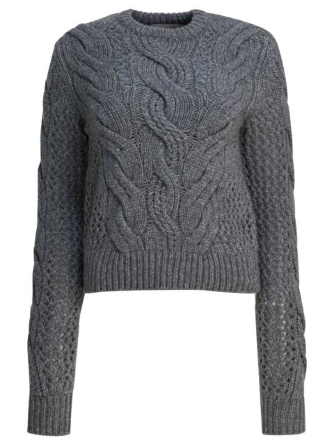 Other Designers Max Mara Sportmax Wool-blend Crewneck Sweater With Braids