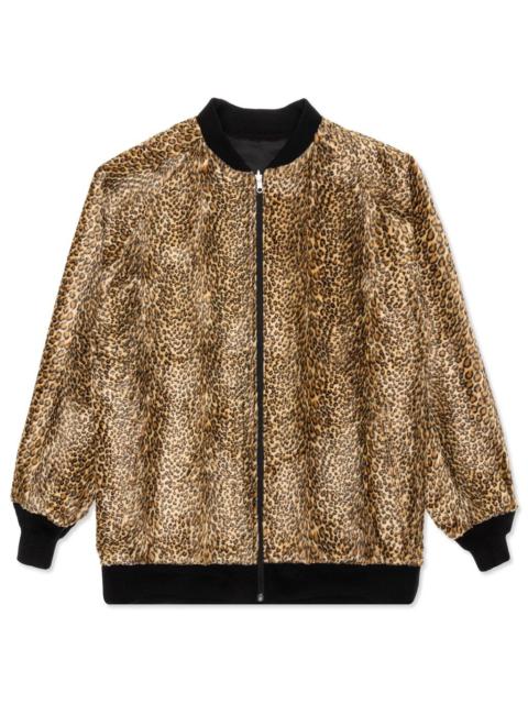 NEEDLES NEEDLES REVERSIBLE RIB COLLAR JACKET - BLACK