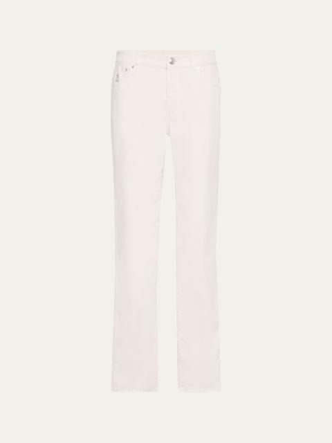 Brunello Cucinelli Men's Slim Five-Pocket Pants