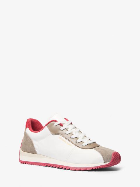 MICHAEL KORS Rhodes Mixed-Media Trainer