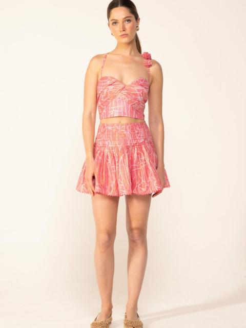 Poupette St Barth Mini Skirt Colleen - Pink Akoya