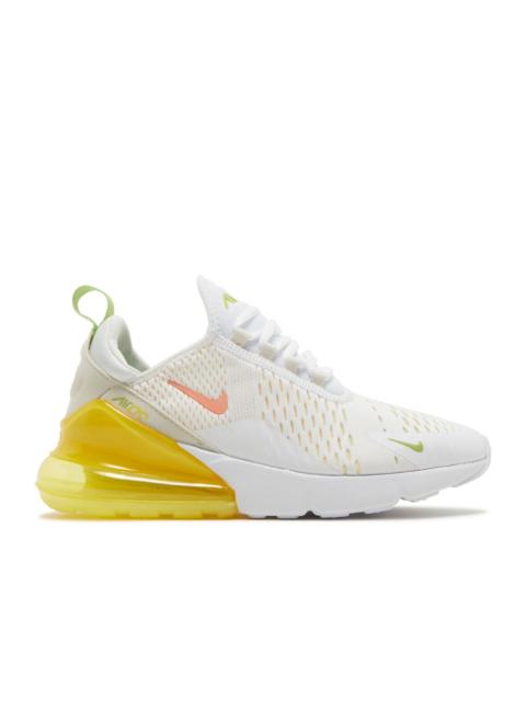 Nike WMNS AIR MAX 270 'WHITE YELLOW STRIKE'