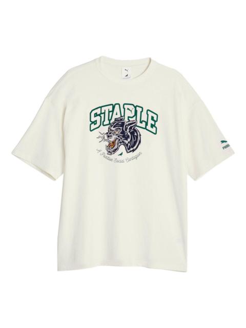 PUMA PUMA x STAPLE Graphic Tee 'White' 622201-65