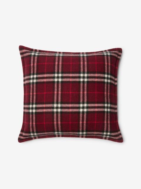 Burberry Check Cashmere Cushion
