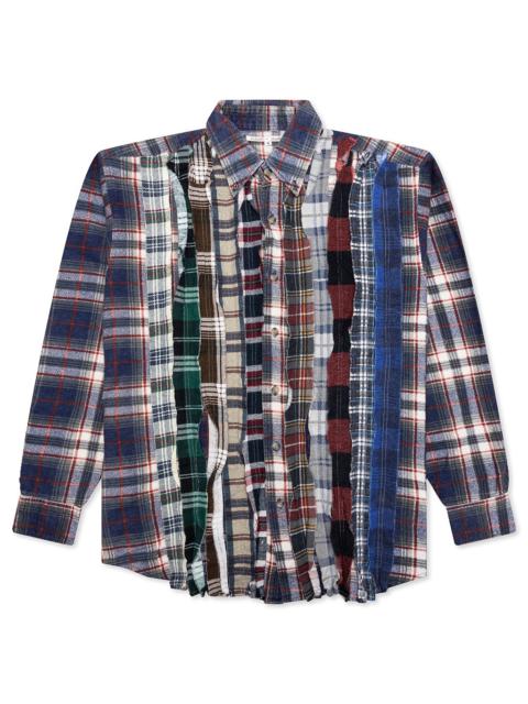 NEEDLES RIBBON FLANNEL SHIRT - ASSORTED