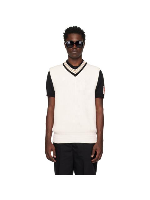 Golden Goose Off-White V-Neck Vest