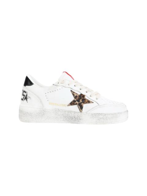 Golden Goose GOLDEN GOOSE Ball Star Women's White/Brown Leather Sneakers