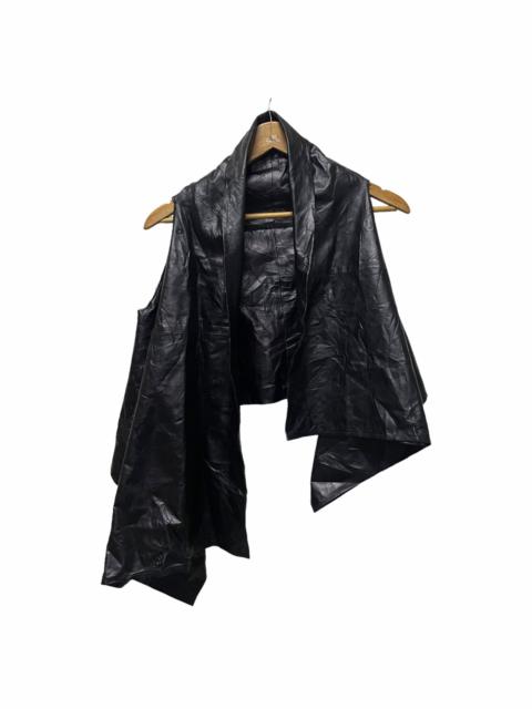 💥 Ann Demeulemeester Archive Cuir Leather Vest
