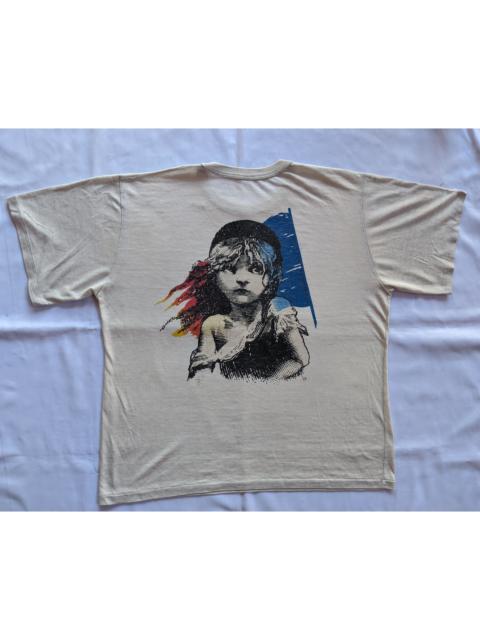 Other Designers Vintage 90s movie Les Miserables crew 1989 big print