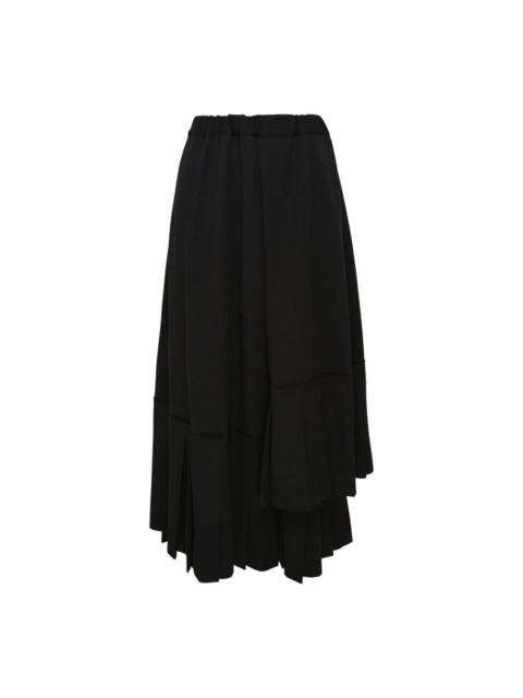 Comme des Garçons Comme des Garçons Trimmed Pleated Skirt