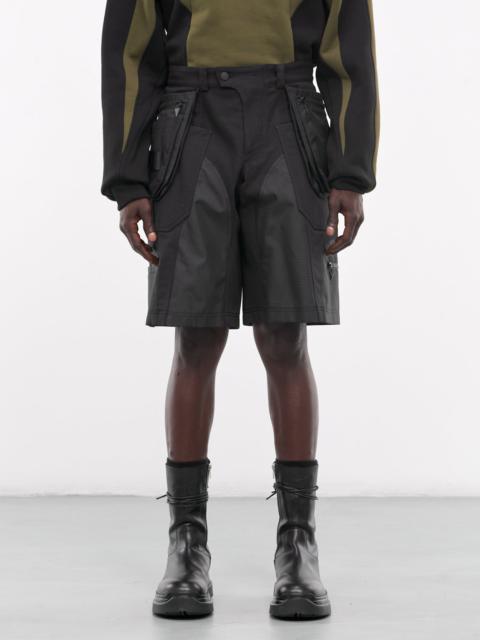 MUGLER Technical Fabric Cargo Shorts