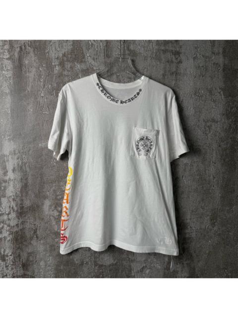 Chrome Hearts Chrome Hearts Croco Heart Horseshoe Print Short-Sleeve T-Shirt