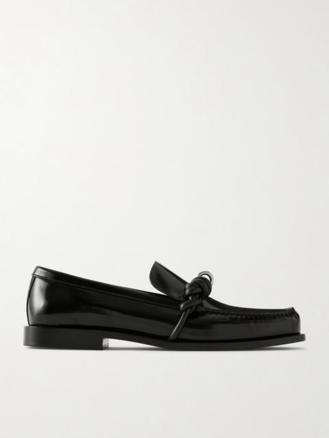 Jil Sander Knot-detailed Leather Loafers