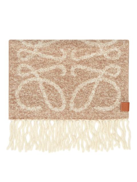 Loewe Beige Anagram Scarf