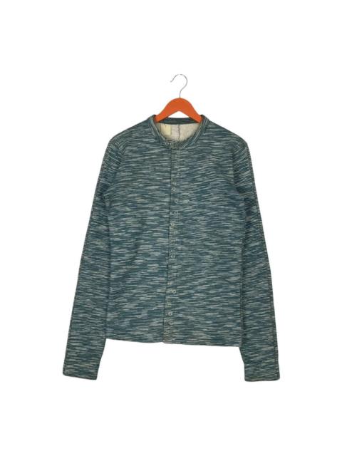 N.Hoolywood Vintage N.Hoolywood Striped Style Snap Button Sweatshirt