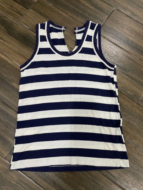 Comme Des Garcons Striped Tank Top