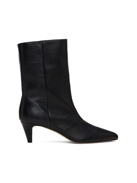 BY FAR Black Lysander Ankle Boots